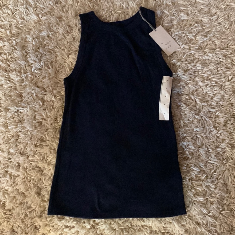 NWT A new day navy tank